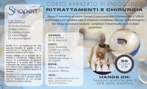 CORSO AVANZATO DI ENDODONZIA