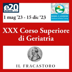 RESERVED FRACASTORO ASSOCIATION - XXX SENIOR COURSE IN GERIATRICS