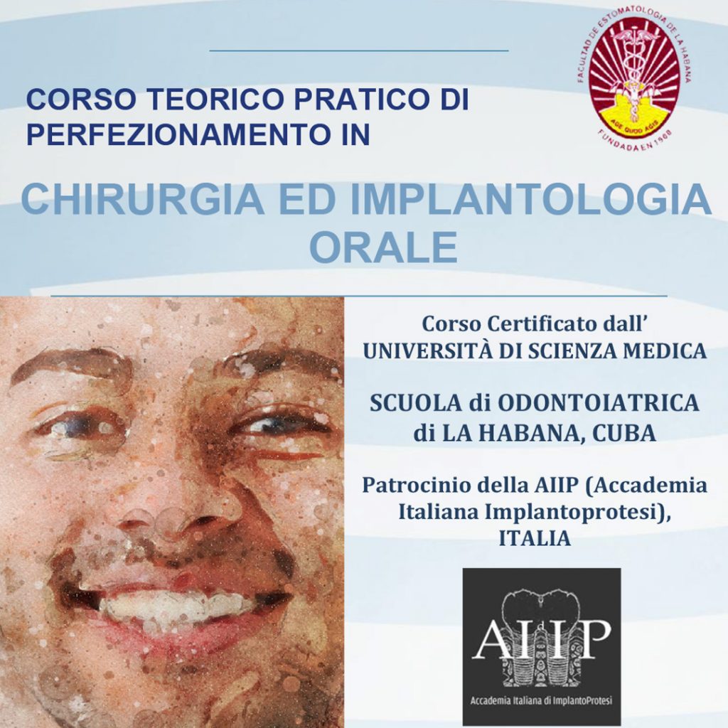 Corso Teorico Pratico di Perfezionamento in Chirurgia ed Implantologia Orale