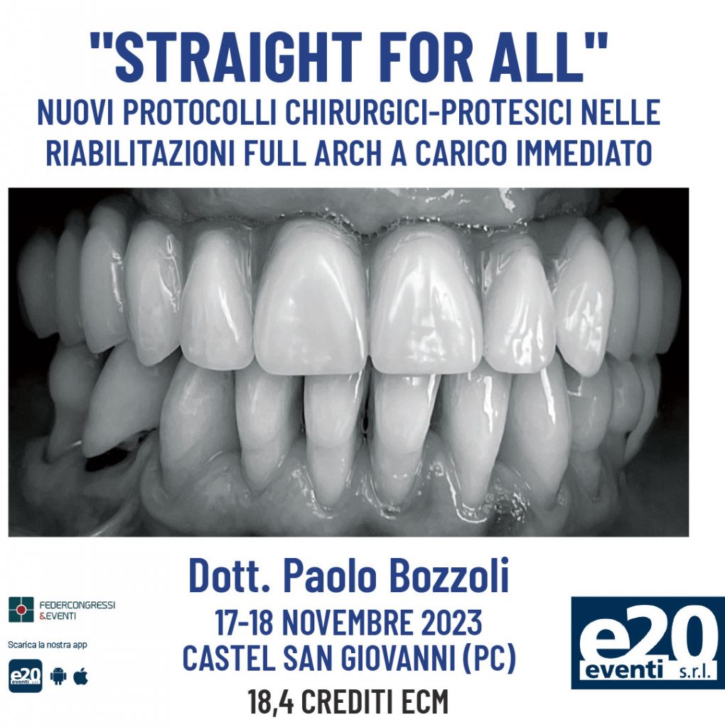 "Straight for All" nuovi protocolli chirurgici-protesici nelle riabilItazioni Full Arch a carico immediato