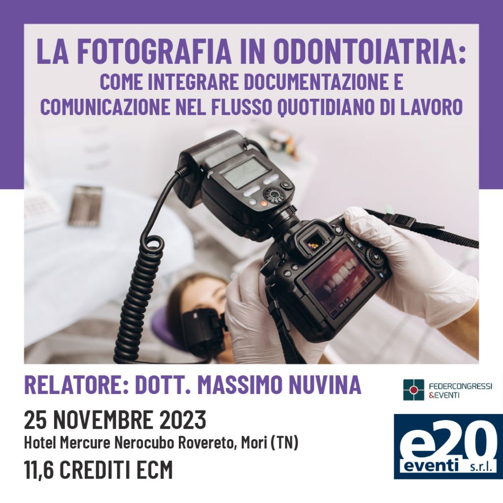 Dott. Massimo Nuvina La fotografia in odontoiatria: come integrare documentazione e comunicazione nel flusso quotidiano di lavoro