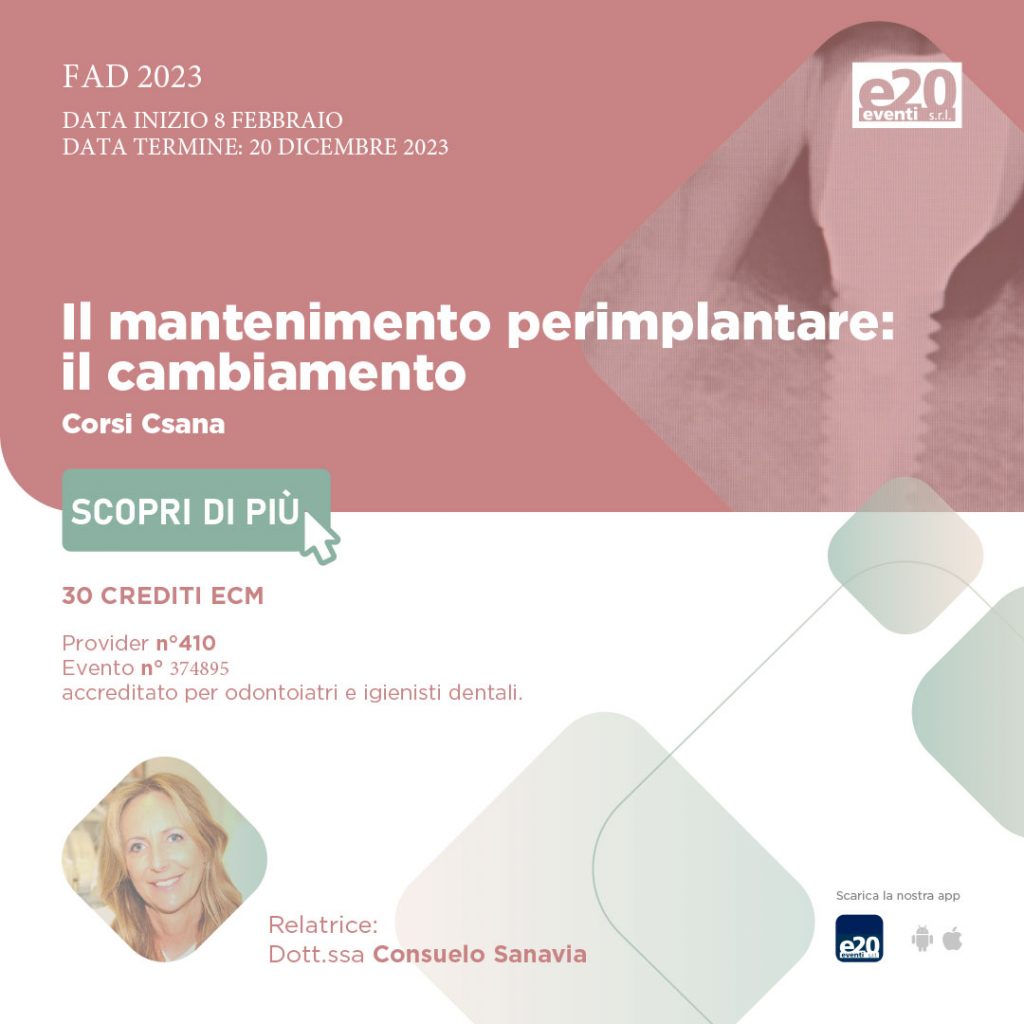 Il mantenimento perimplantare: il cambiamento