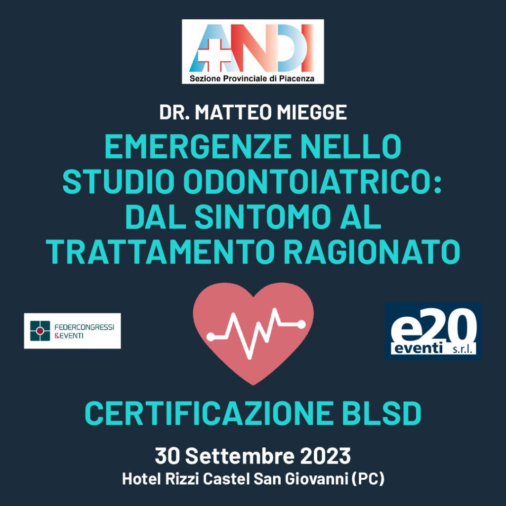 Emergenze nello studio odontoiatrico: dal sintomo al trattamento ragionato