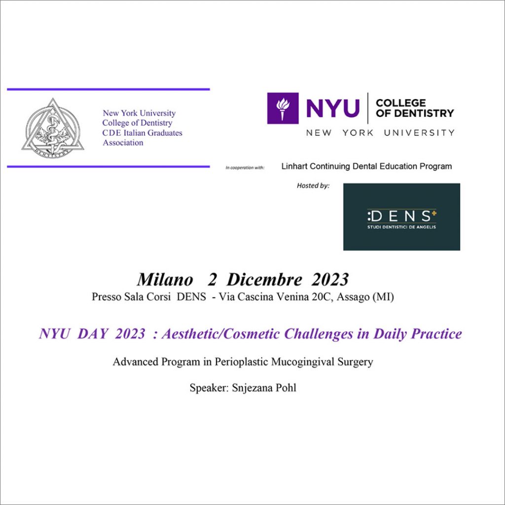 NYU Day 2023 : Aesthetic/Cosmetic Challenges in Daily Practice