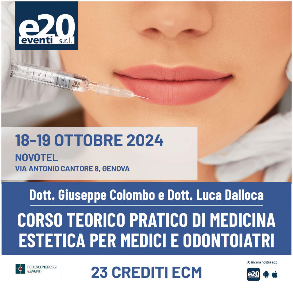 Corso teorico pratico di medicina estetica per medici e odontoiatri