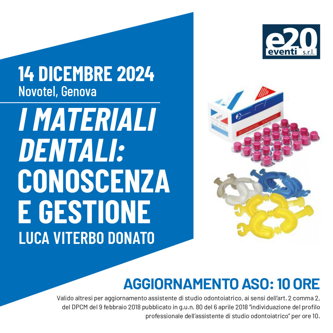 I materiali dentali: Conoscenza e gestione