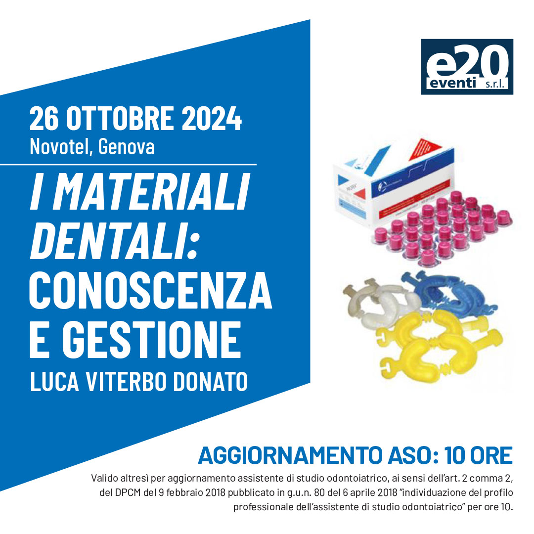 I materiali dentali: Conoscenza e gestione