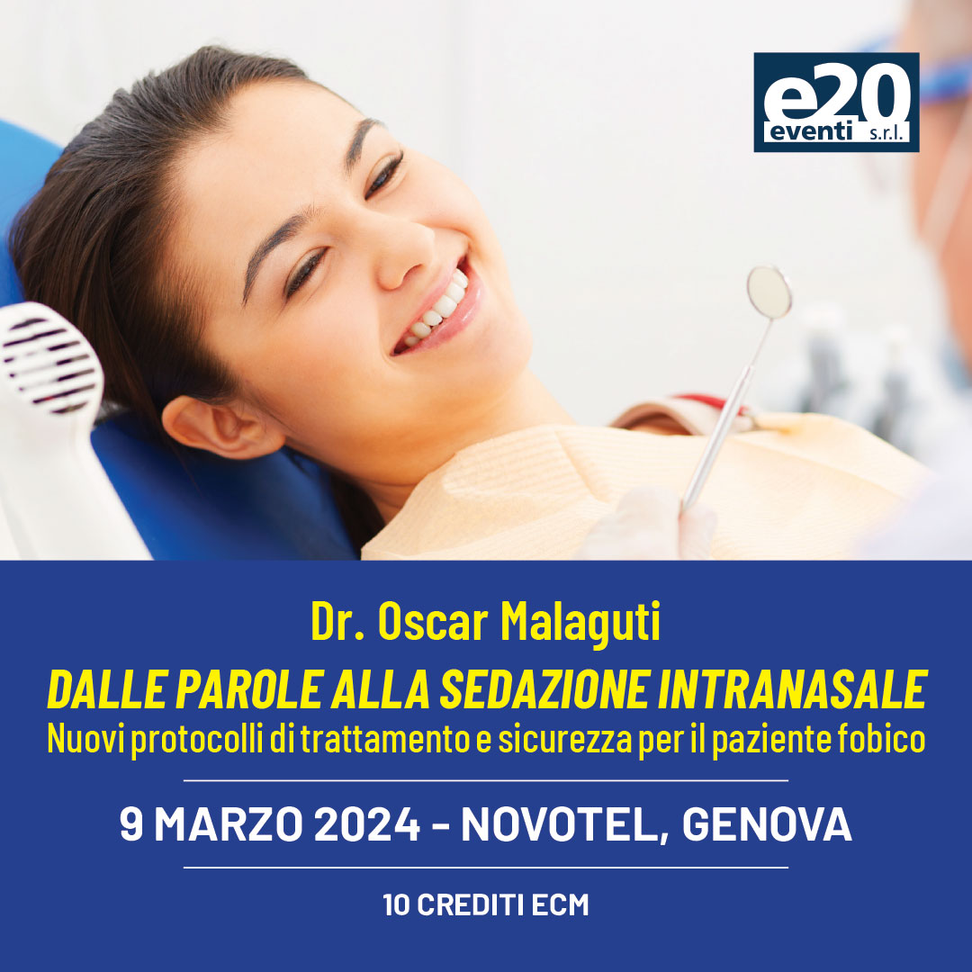 Dr. Oscar Malaguti Dalle parole alla sedazione intranasale Nuovi protocolli di trattamento e sicurezza per il paziente fobico