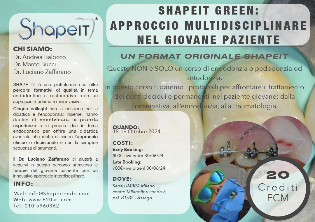 Shape It Green - Approccio multidisciplinare nel giovane paziente