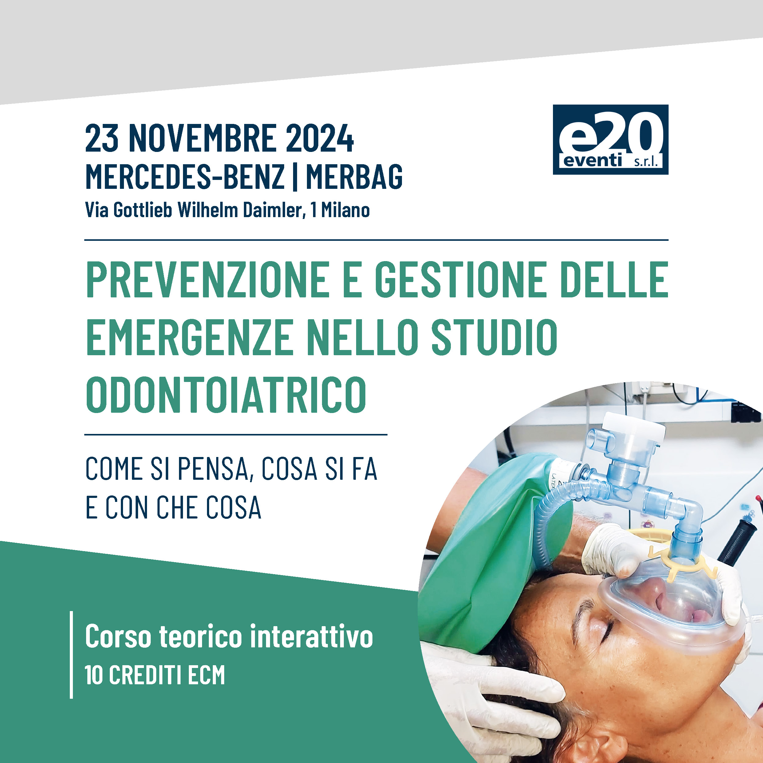 CORSO TEORICO INTERATTIVO PREVENZIONE E GESTIONE DELLE EMERGENZE NELLO STUDIO ODONTOIATRICO