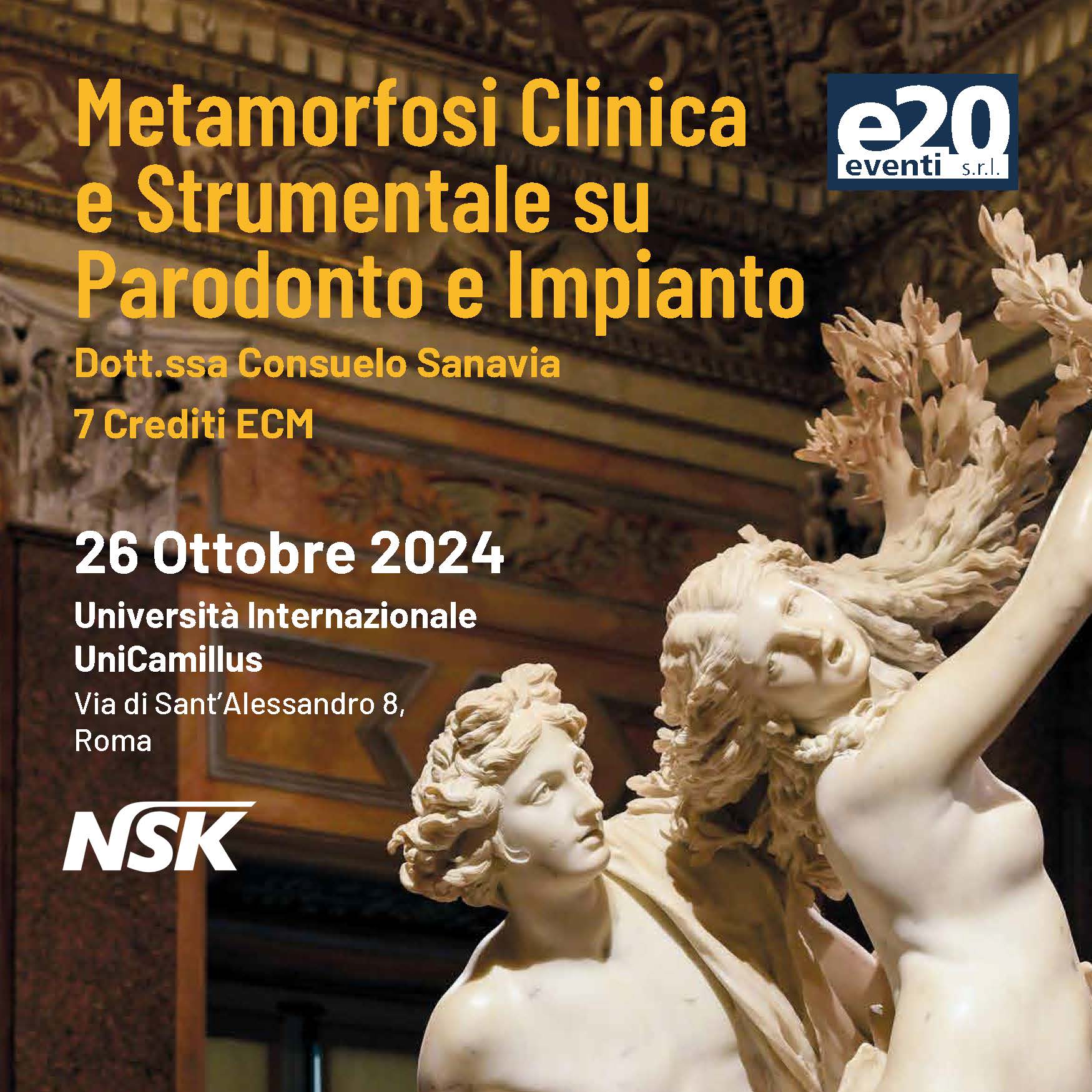 Dott.ssa Sanavia - Metamorfosi Clinica e Strumentale su Parodonto e Impianto ROMA