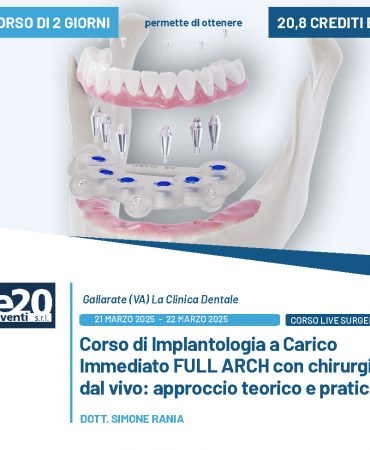 Dott. Simone Rania - Corso di Implantologia a Carico Immediato FULL ARCH con chirurgia  dal vivo: approccio teorico e pratico
