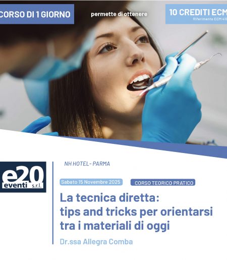 Dr.ssa Comba - La tecnica diretta tips and tricks per orientarsi tra i materiali di oggi - Parma