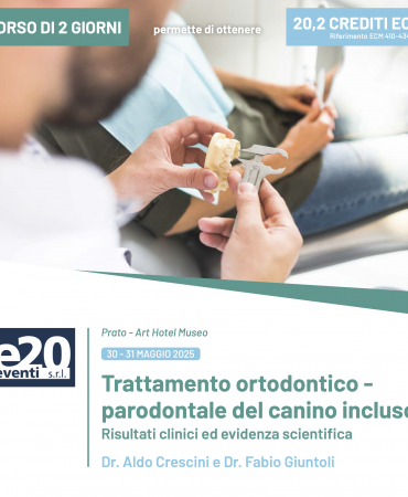 Dr. Aldo Crescini e Dr. Fabio Giuntoli - Trattamento ortodontico - parodontale del canino incluso