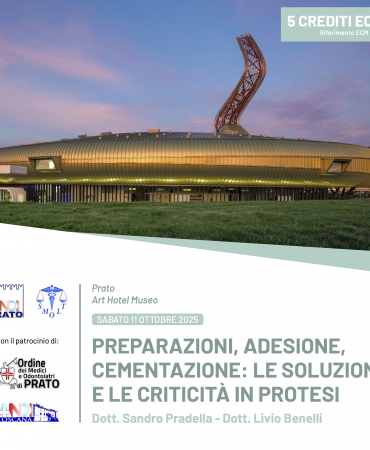 ANDI PRATO - PREPARAZIONI, ADESIONE, CEMENTAZIONE, LE SOLUZIONI E LE CRITICITÀ IN PROTESI