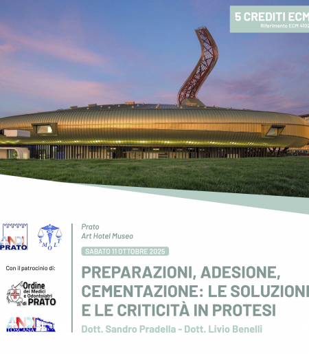 ANDI PRATO - PREPARAZIONI, ADESIONE, CEMENTAZIONE, LE SOLUZIONI E LE CRITICITÀ IN PROTESI