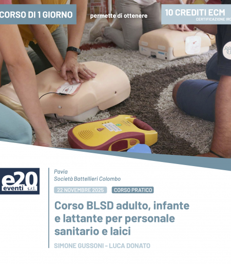 Dott. Gussoni - L. Donato - Corso BLSD adulto, infante e lattante per personale sanitario e laici - Pavia