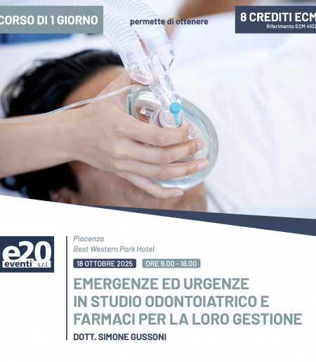 Dott. Gussoni - EMERGENZE ED URGENZE IN STUDIO ODONTOIATRICO E FARMACI PER LA LORO GESTIONE