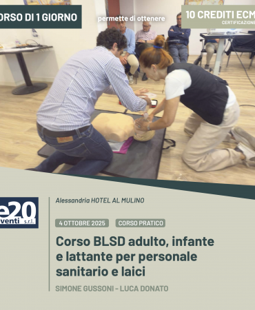 Dott. Gussoni - L. Donato - Corso BLSD adulto, infante e lattante per personale sanitario e laici - Alessandria