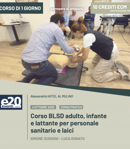 Dott. Gussoni - L. Donato - Corso BLSD adulto, infante e lattante per personale sanitario e laici - Alessandria