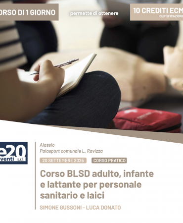 Dott. Gussoni - L. Donato - Corso BLSD adulto, infante e lattante per personale sanitario e laici - Alassio