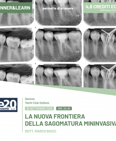 DINNER & LEARN - DOTT. MARCO BUCCI - LA NUOVA FRONTIERA DELLA SAGOMATURA MININVASIVA