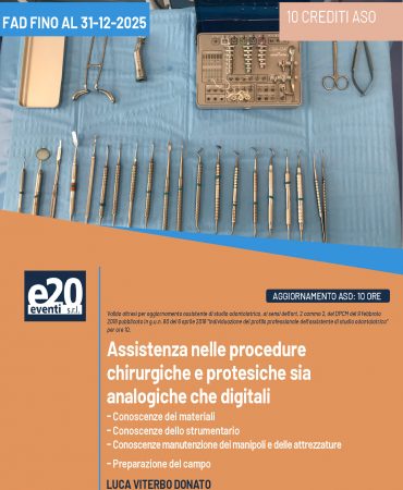 Luca Viterbo Donato - Assistenza nelle procedure chirurgiche e protesiche sia analogiche che digitali - FAD
