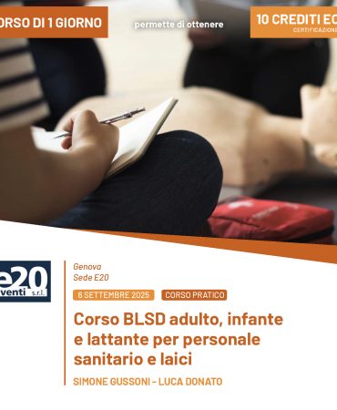 Dott. Gussoni - L. Donato - Corso BLSD adulto, infante e lattante per personale SANITARIO e LAICO - Genova