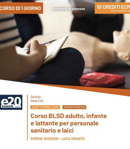 Dott. Gussoni - L. Donato - Corso BLSD adulto, infante e lattante per personale SANITARIO e LAICO - Genova
