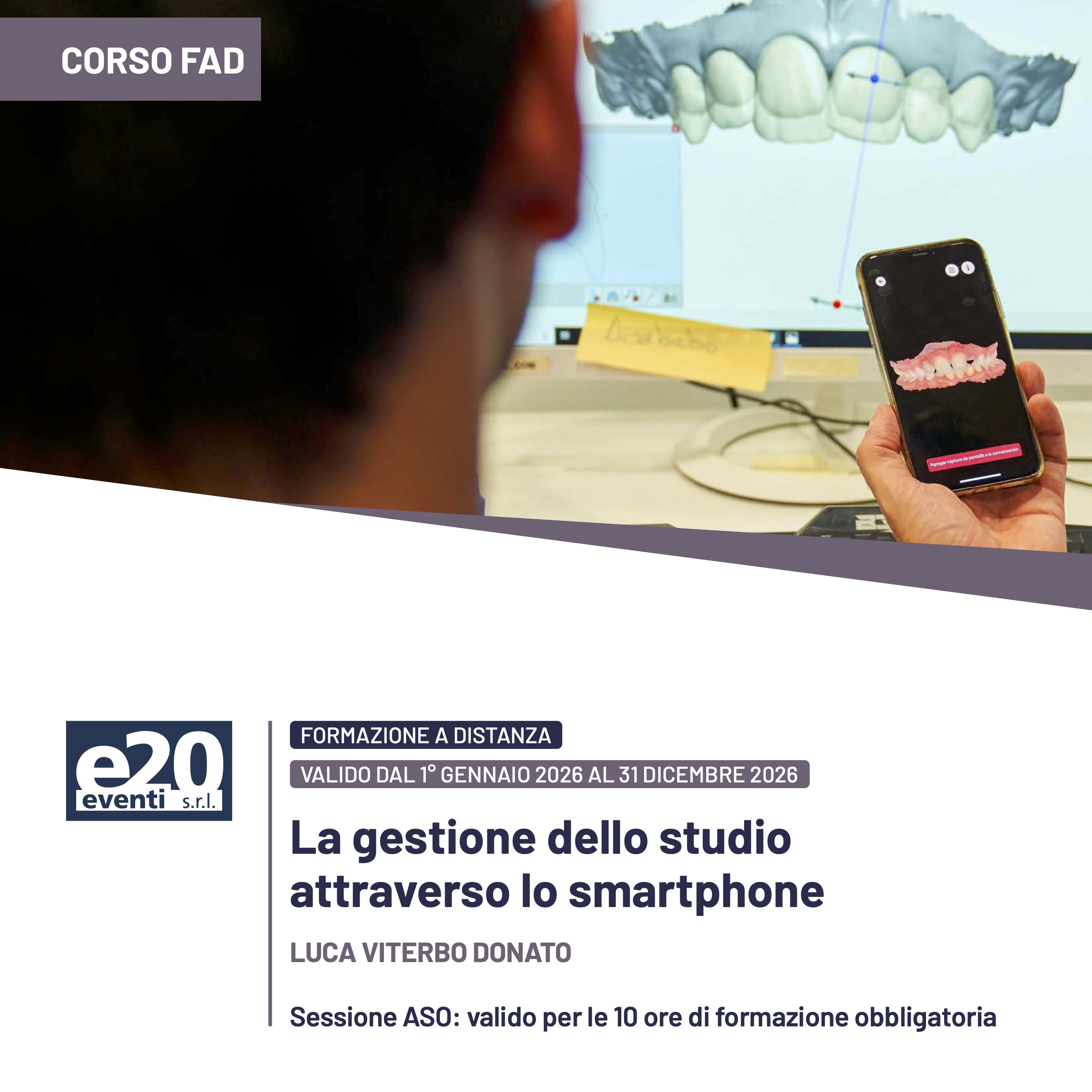 Luca Viterbo Donato - La gestione dello studio attraverso lo smartphone 2026 - FAD
