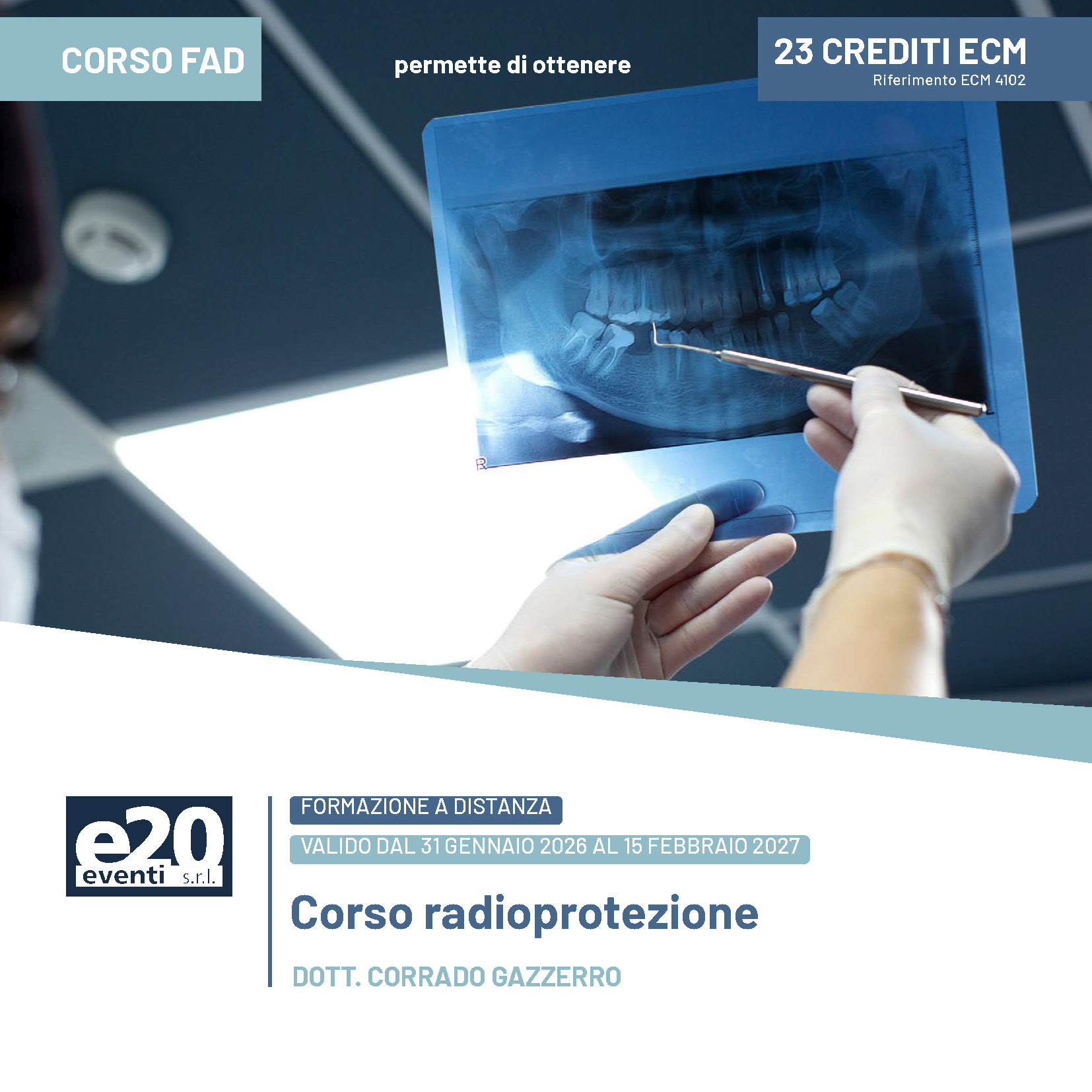 Dott. Gazzerro - Radioprotezione - FAD 2026