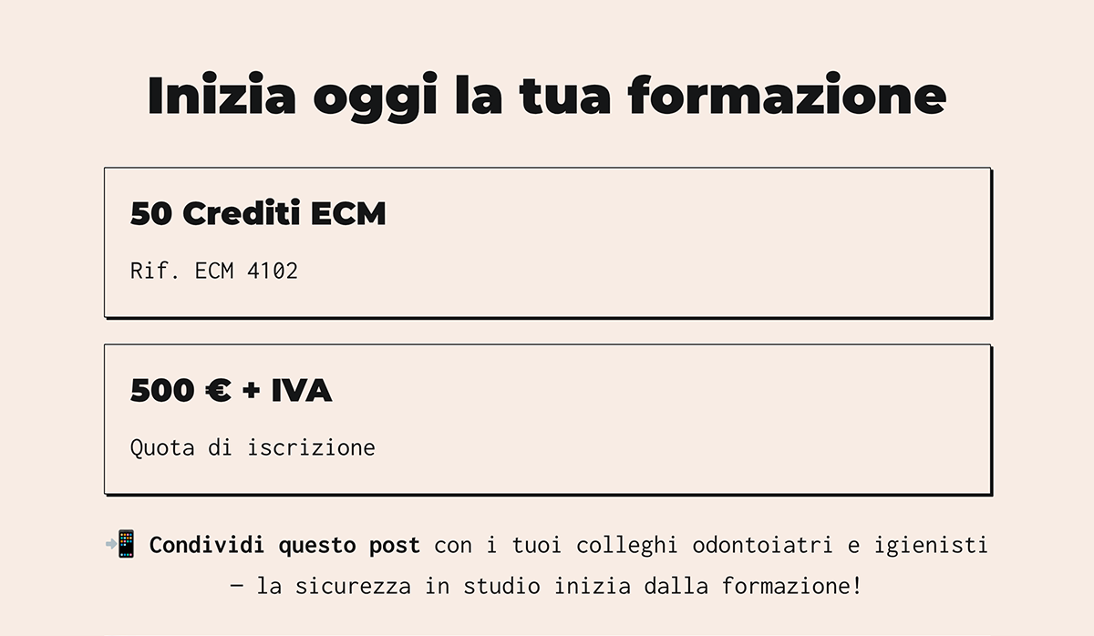 Rischi infettivi nello studio odontoiatrico